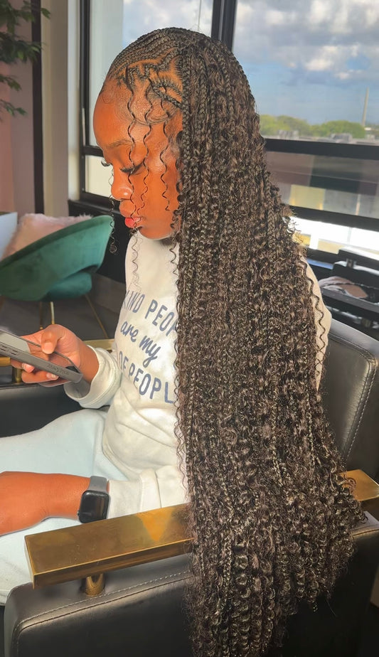 Bulk Human Hair for Braids (Deep Curly)